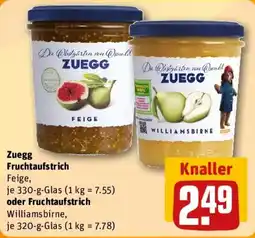 REWE Zuegg Fruchtaufstrich oder Fruchtaufstrich Angebot