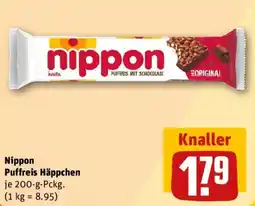REWE Nippon Puffreis Häppchen Angebot