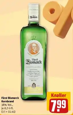 REWE Fürst Bismarck Kornbrand Angebot