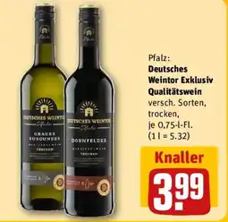 REWE Deutsches Weintor Exklusiv Qualitätswein Angebot