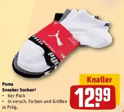 REWE Puma Sneaker Socken Angebot