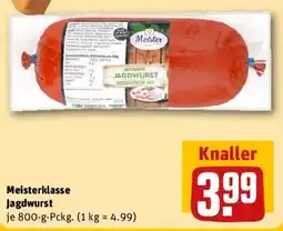 REWE Meisterklasse Jagdwurst Angebot