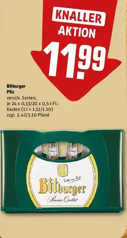 REWE Bitburger Pils Angebot