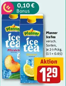 REWE Pfanner IceTea Angebot