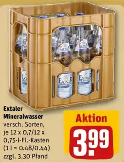 REWE Extaler Mineralwasser Angebot