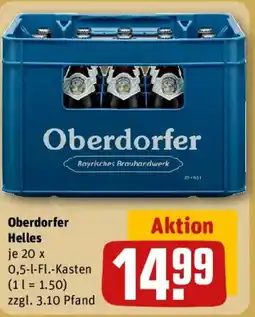 REWE Oberdorfer Helles Angebot