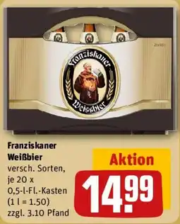 REWE Franziskaner Weißbier Angebot