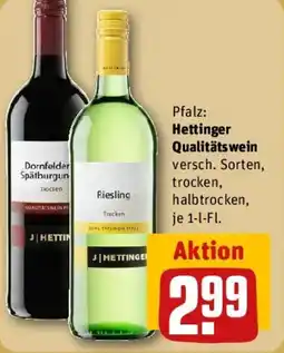 REWE Hettinger Qualitätswein Angebot