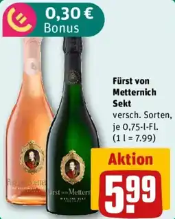 REWE Fürst von Metternich Sekt Angebot
