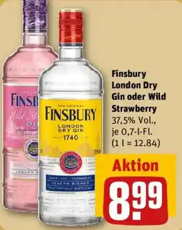 REWE Finsbury London Dry Gin oder Wild Strawberry Angebot