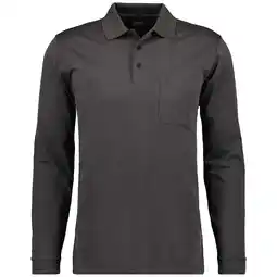 Netto Marken-Discount Soft Knit Polo Knopf Langarm Herren Poloshirt Angebot