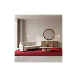 Netto Marken-Discount Kurzflorteppich Waschbar LECH, einfarbig, Rot, 200 x 290 cm Angebot