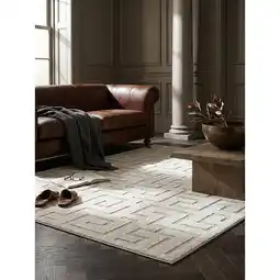 Netto Marken-Discount Teppich Pflegeleicht Creme 140x200 cm - MUOTA Kadima Design Angebot