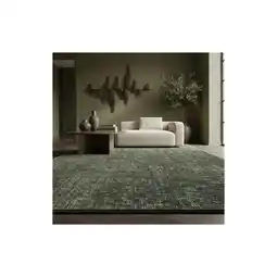 Netto Marken-Discount Baumwollteppich Waschbar KOFEL, einfarbig, Grün, 140 x 200 cm Angebot