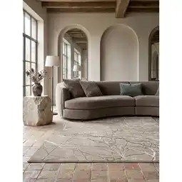 Netto Marken-Discount Teppich Kurzflor Beige 140x200 cm - KAVALA Kadima Design Angebot