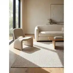 Netto Marken-Discount Flachgewebe-Teppich Polypropylen Beige 240x340 cm - BROYE Kadima Angebot