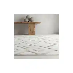 Netto Marken-Discount Teppich Hochflor EISACK in Creme, geometrisch, 280 x 370 cm Angebot