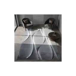 Netto Marken-Discount Kurzflorteppich DRAU, mit Farbverlauf, Schwarz, 120 x 170 cm Angebot