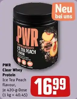 REWE PWR Clear Whey Protein Angebot
