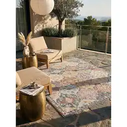 Netto Marken-Discount Outdoor-Teppich Niederflor Mehrfarbig 120x170 cm - LIMMAT Kadima Angebot
