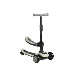 Netto Marken-Discount Kikkaboo Kinderroller 2 in 1 Treo Laufrad, Sitz, faltbar, Lenkerhöhe verstellbar grün Angebot