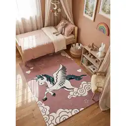 Netto Marken-Discount Kinderteppich Pflegeleicht Pink 120x170 cm - IDRO Kadima Design Angebot