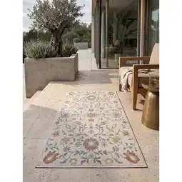 Netto Marken-Discount Outdoor-Läufer Niederflor Creme 80x150 cm - LIMMAT Kadima Design Angebot
