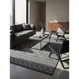 Netto Marken-Discount Flachgewebe-Teppich Polypropylen Anthrazit 140x200 cm - ESERA Kadima Angebot