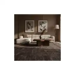 Netto Marken-Discount Baumwollteppich Waschbar KOFEL, einfarbig, Braun, 120 x 170 cm Angebot