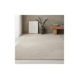 Netto Marken-Discount Kurzflorteppich ILLER, mit 3D-Design, aus Jute, Florhöhe 12 mm, Beige, 160 x 230 cm Angebot