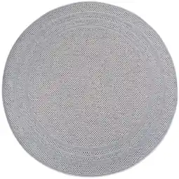 Netto Marken-Discount Outdoor-Teppich Bordüre Natur Grau 200x200 cm Wetterfest Angebot