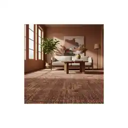 Netto Marken-Discount Baumwollteppich Waschbar KOFEL, einfarbig, Kupfer, 140 x 200 cm Angebot