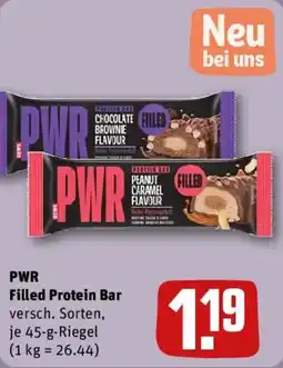 REWE PWR Filled Protein Bar Angebot
