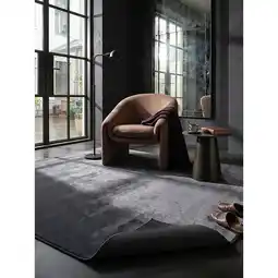 Netto Marken-Discount Teppich Kurzflor Anthrazit 200x280 cm - DOUBS Kadima Design Angebot
