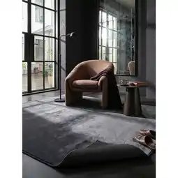 Netto Marken-Discount Teppich Antirutsch Anthrazit 140x200 cm - DOUBS Kadima Design Angebot