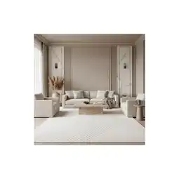 Netto Marken-Discount Kurzflorteppich ILLER, mit 3D-Design, aus Jute, Florhöhe 12 mm, Creme, 140 x 200 cm Angebot