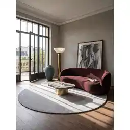 Netto Marken-Discount Teppich Hochflor Grau 200x200 cm - ALDAN Kadima Design Angebot