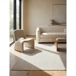 Netto Marken-Discount Flachgewebe-Teppich Polypropylen Beige 200x290 cm - BROYE Kadima Angebot