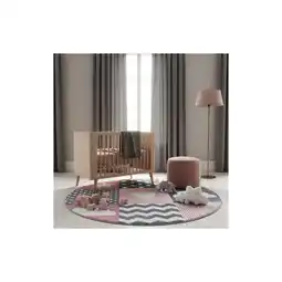 Netto Marken-Discount Kinderteppich TASNA, mit Herz-und-Stern-Motiv, Rosa, Ø 160 cm Angebot