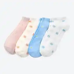 NKD Damen-Sneaker-Socken mit Blümchen-Motiv, 4er-Pack Angebot