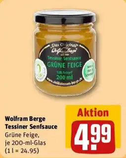 REWE Wolfram Berge Tessiner Senfsauce Angebot