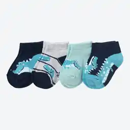 NKD Baby-Jungen-Sneaker-Socken mit Krokodil-Motiv, 4er-Pack Angebot