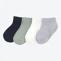 NKD Baby-Jungen-Sneaker-Socken mit Ripp-Struktur, 4er-Pack Angebot