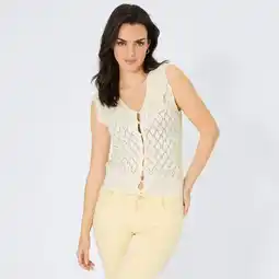 NKD Damen-Weste in Ajour-Strick-Design Angebot