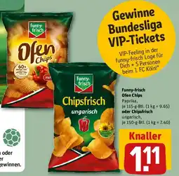REWE Funny-frisch Ofen Chips oder Chipsfrisch Angebot
