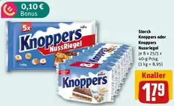 REWE Storck Knoppers oder Knoppers Nussriegel Angebot