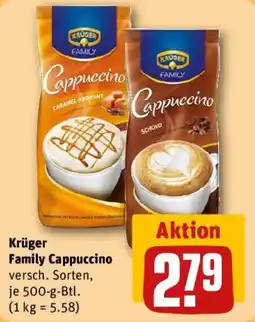 REWE Krüger Family Cappuccino Angebot