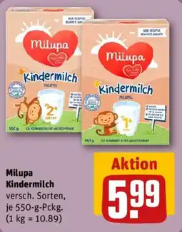 REWE Milupa Kindermilch Angebot