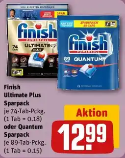 REWE Finish Ultimate Plus Sparpack oder Quantum Sparpack Angebot