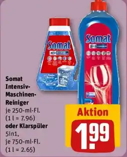 REWE Somat Intensiv Maschinen Reiniger oder Klarspüler Angebot